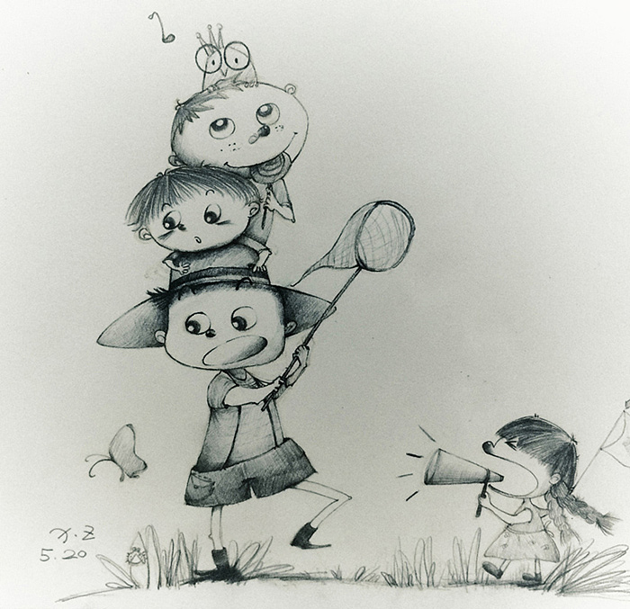 第12期儿童插画实践班第3周学员作业