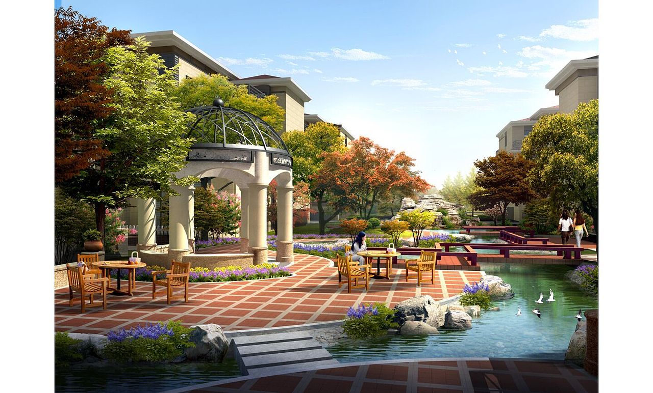 早期景观效果图展示（图ZNDg5MzczMDQ=） - 景观设计 - 站酷设计师云图II原创素材 - 站酷ZCOOL