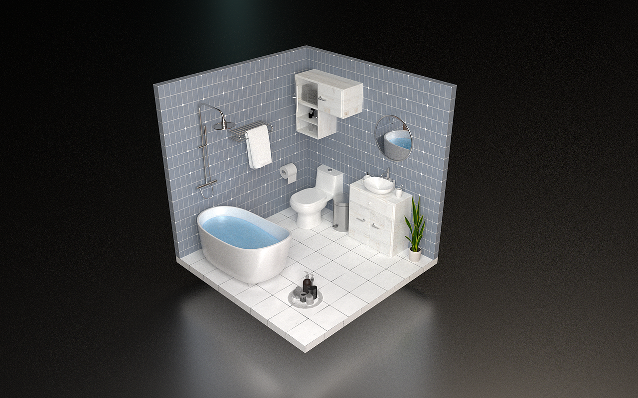 又一次临摹浴室哈哈（图ZMjMxNzUxNzQw） - 场景 - 站酷设计师我真菜鸭原创素材 - 站酷ZCOOL