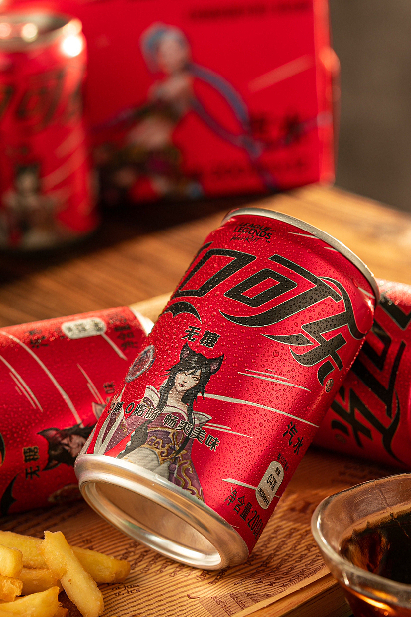 美食摄影|英雄联盟联名版可乐