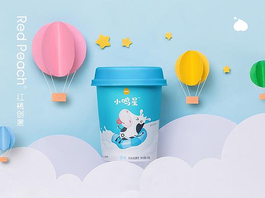 创意摄影 | 一鸣真鲜奶吧小鸣星酸奶 × 红桃创意