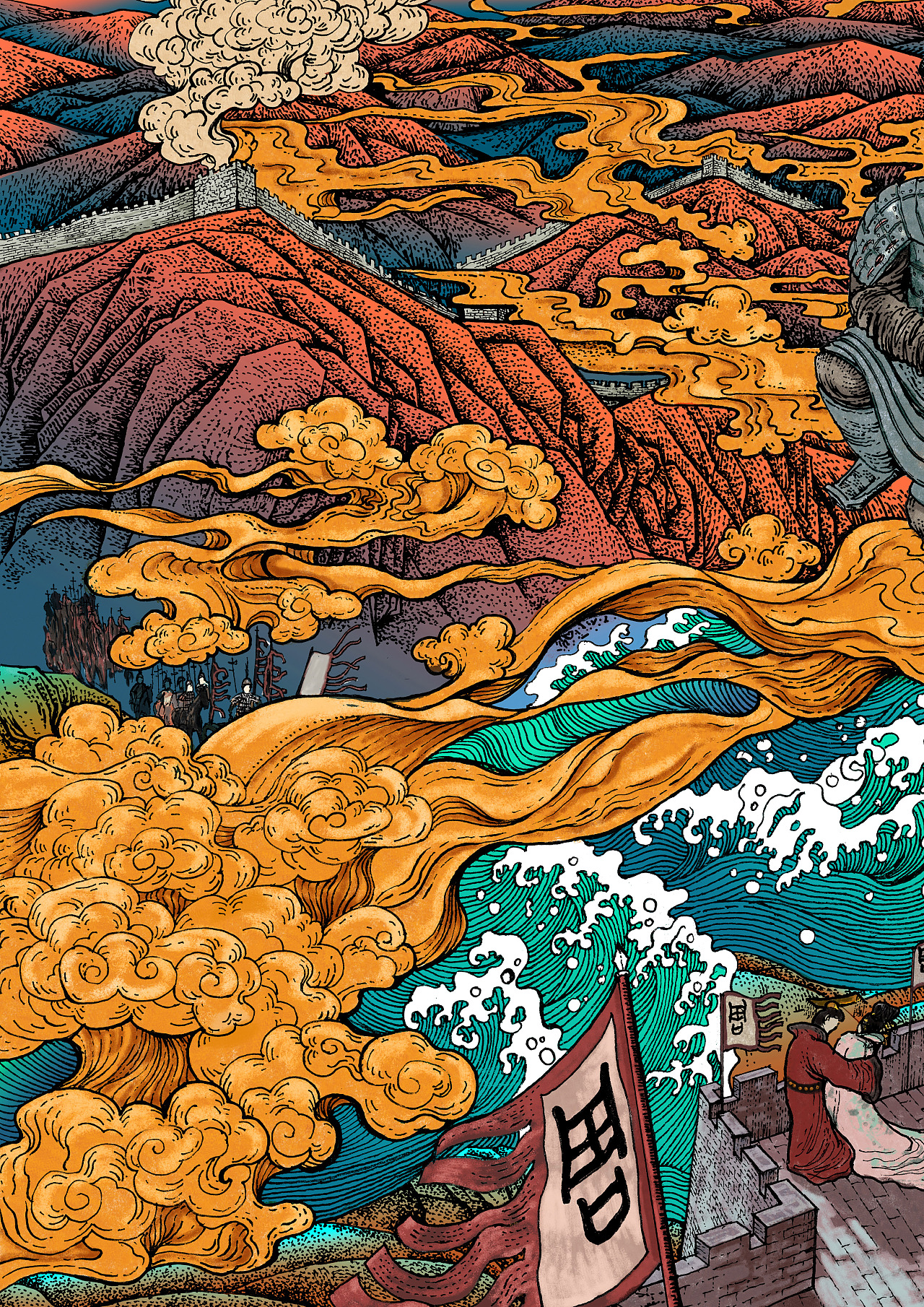 《守护》|插画|商业插画|晨昏昼夜文化创意 - 原创作品 - 站酷 (zcool