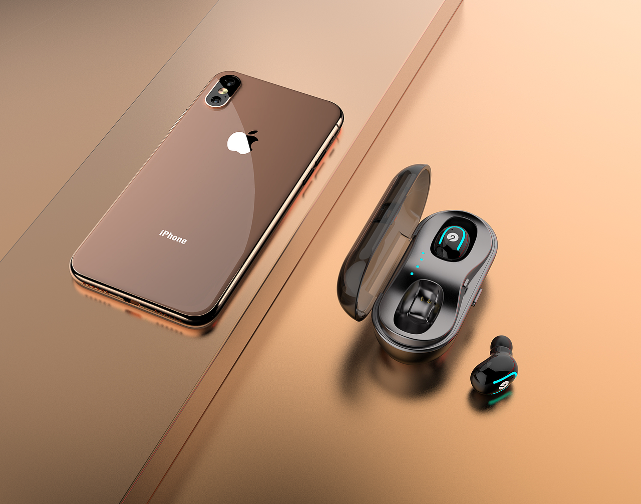 TWS蓝牙耳机（图ZMTMxODMzNDgw） - 电子产品 - 站酷设计师番茄就酱原创素材 - 站酷ZCOOL