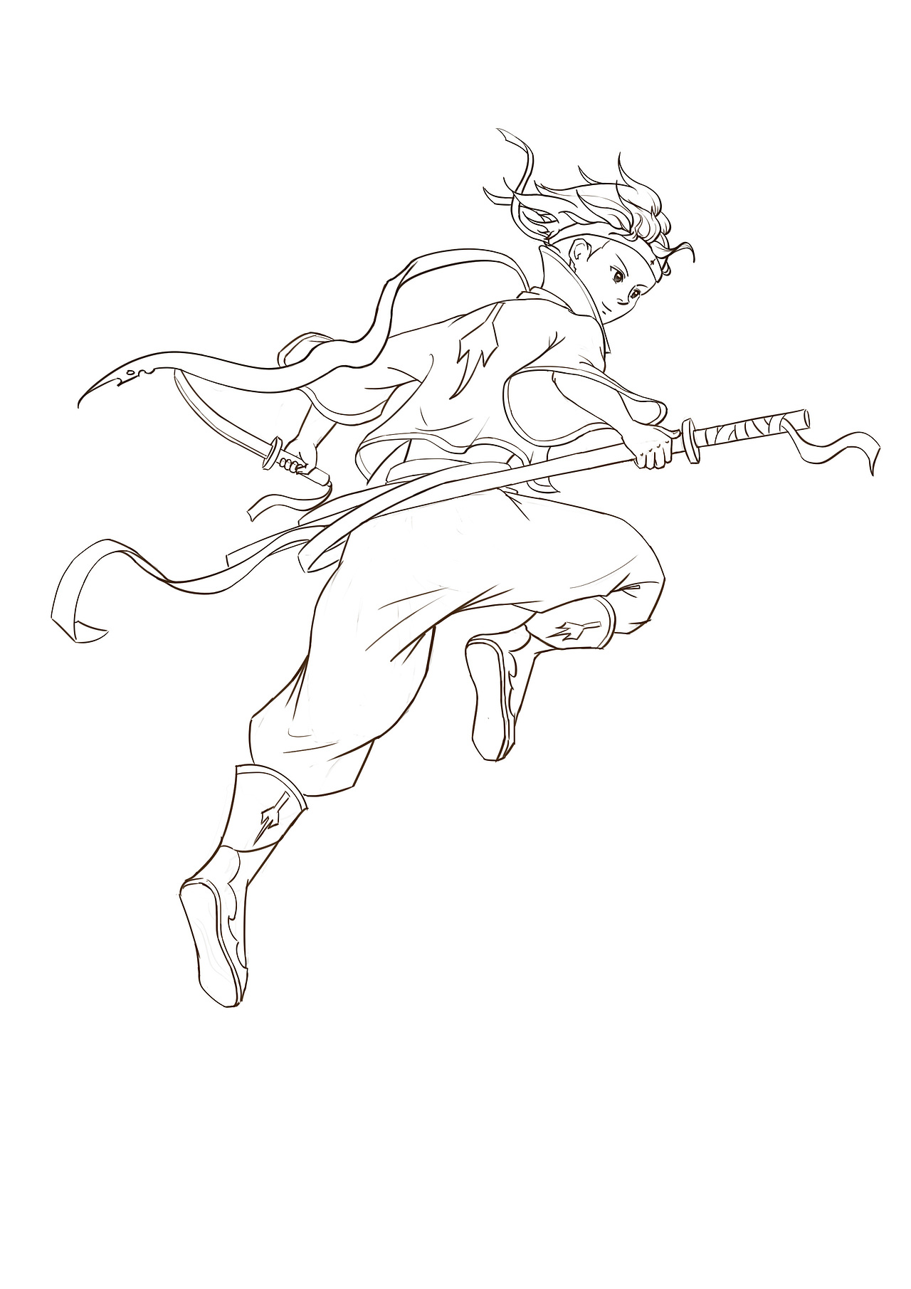 角色原画创作练习（图ZMTcwNzk4MTQ4） - 游戏原画 - 站酷设计师无解的人类原创素材 - 站酷ZCOOL