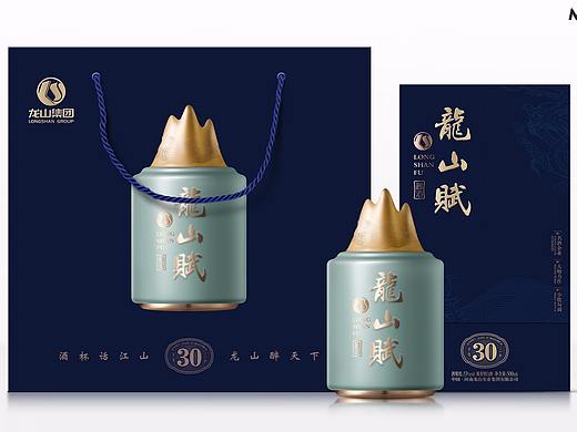 河南龙山集团定制|龙山赋 酒包装设计_MOFA1985[案例] 