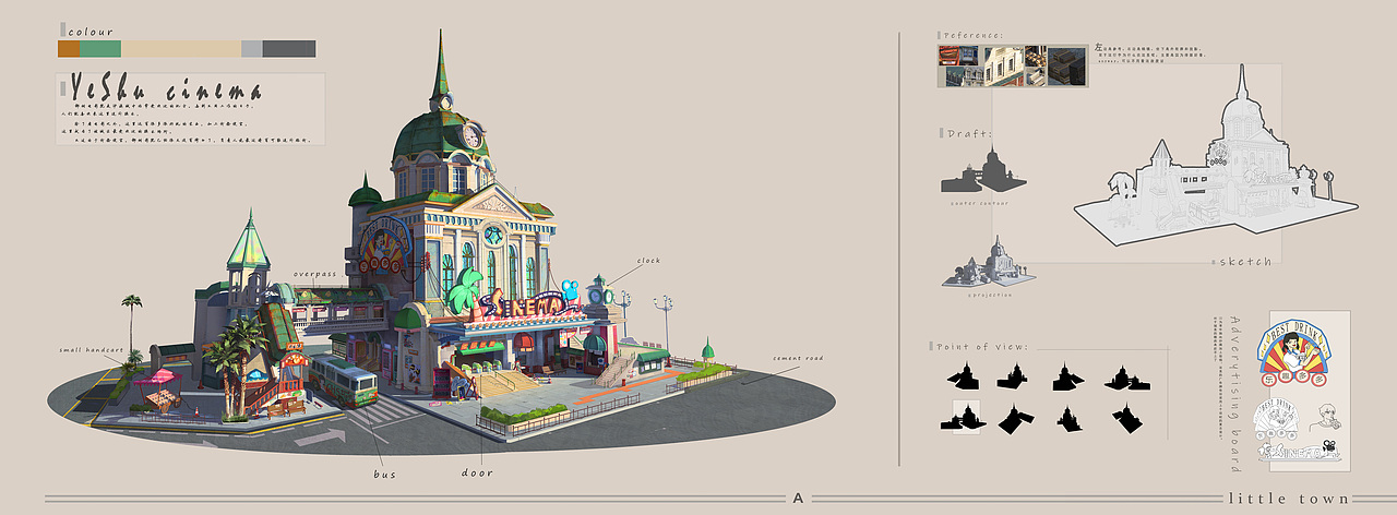 游戏场景单体设计