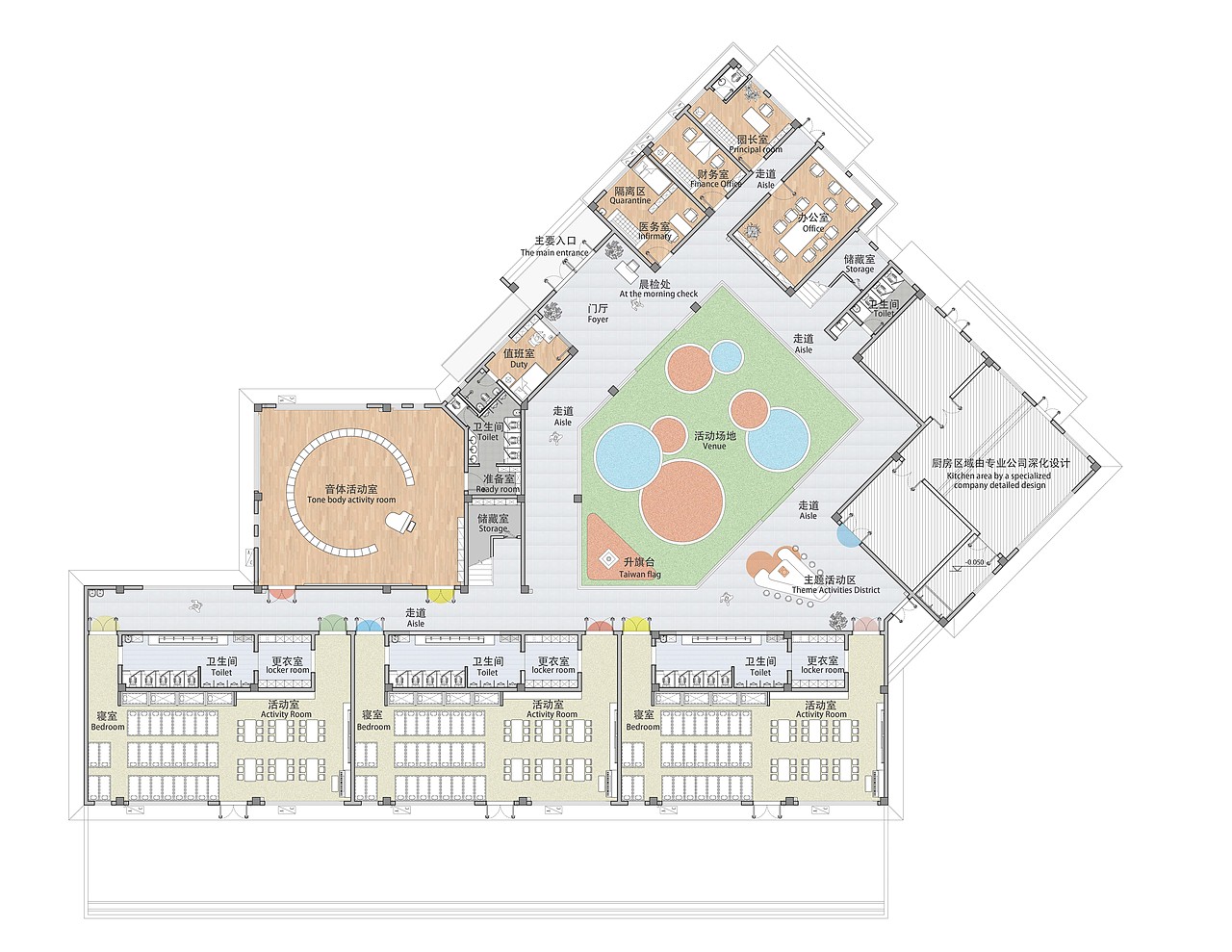 武汉奥山世界城幼儿园设计
