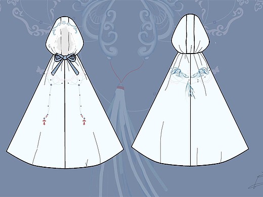 【蝶】玉佩/斗篷