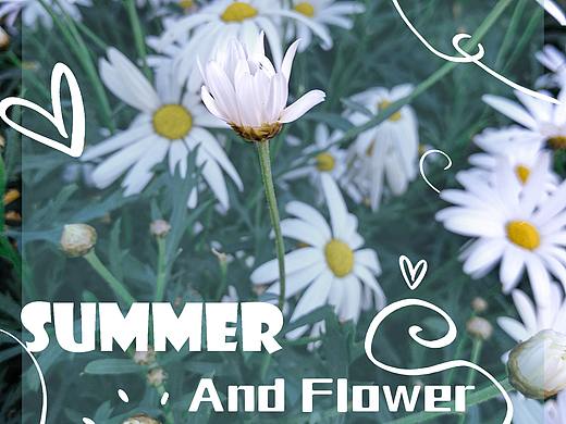 夏日与花（个人主页-ZMzgxNjQ2ODg=） - 其他平面 - 站酷设计师听说猴子很帅原创素材 - 站酷ZCOOL