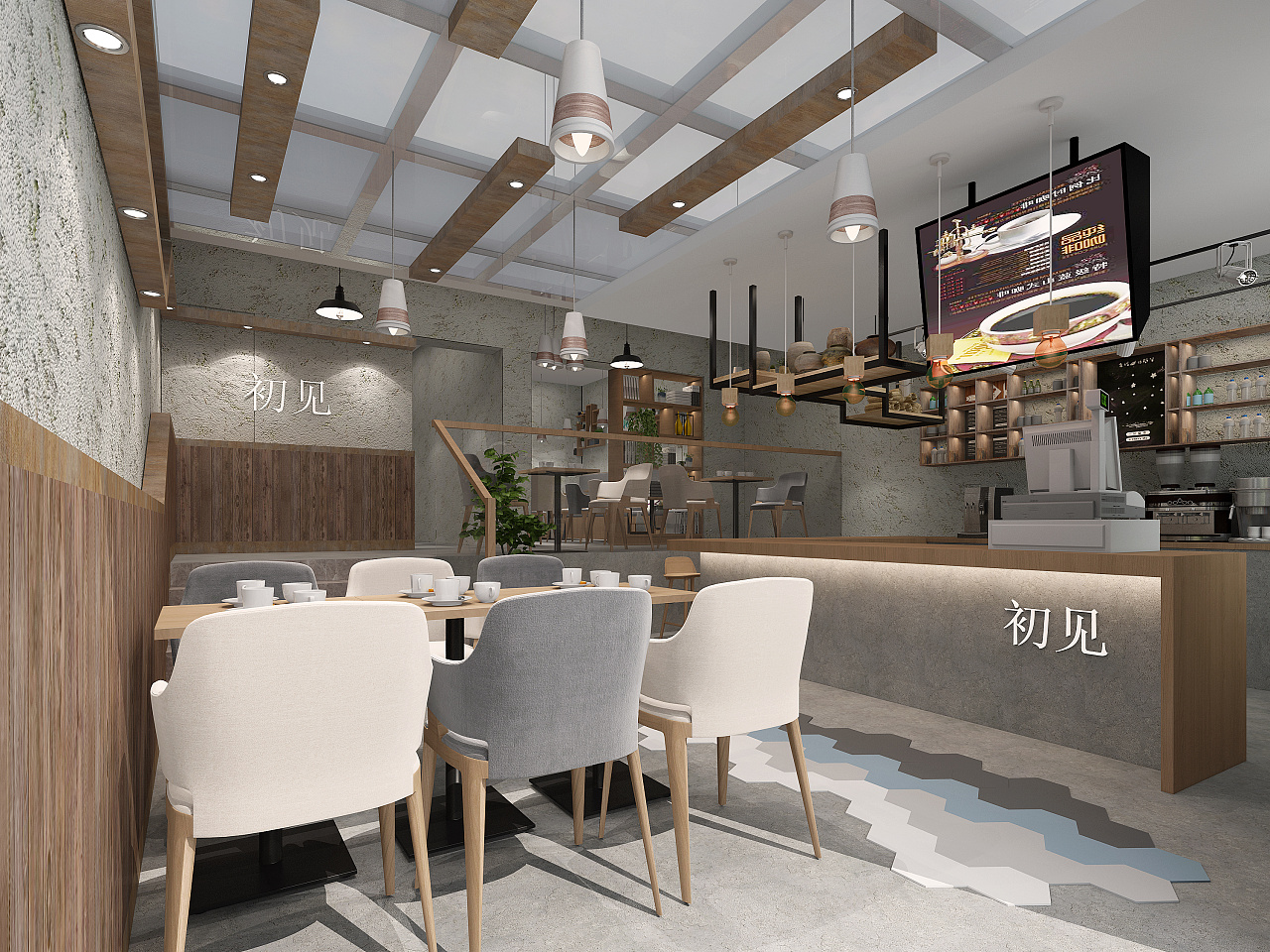 《YULIN-CAFE》-成都咖啡厅装修丨成都咖啡厅设计|空间|室内设计|成都咖啡厅设计丨 - 原创作品 - 站酷 (ZCOOL)