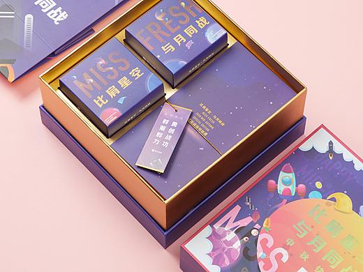 每日优鲜2020年中秋月饼礼盒包装设计