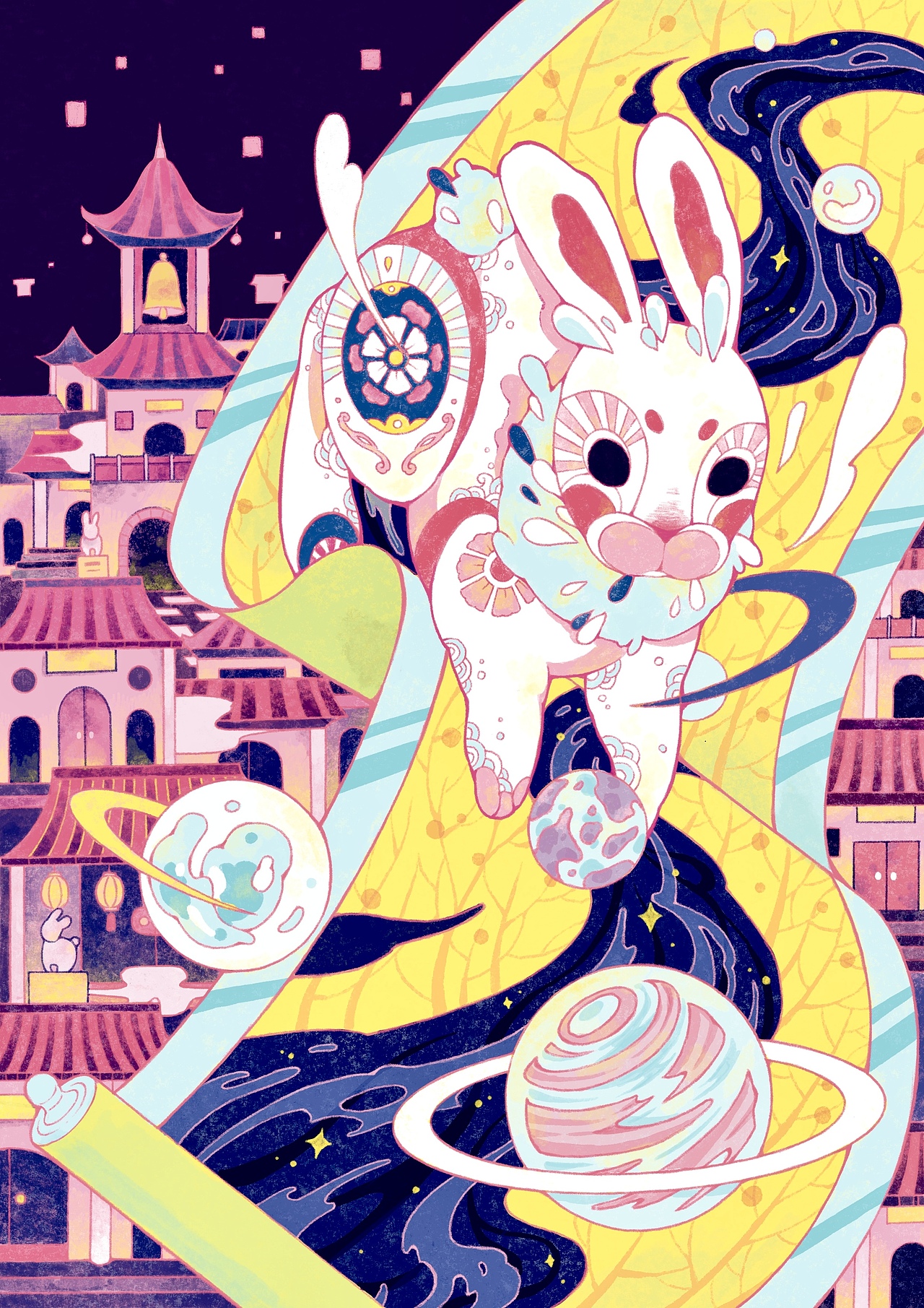 兔年预备（图ZMzI0NDAwMTQ4） - 商业插画 - 站酷设计师慧慧2186原创素材 - 站酷ZCOOL
