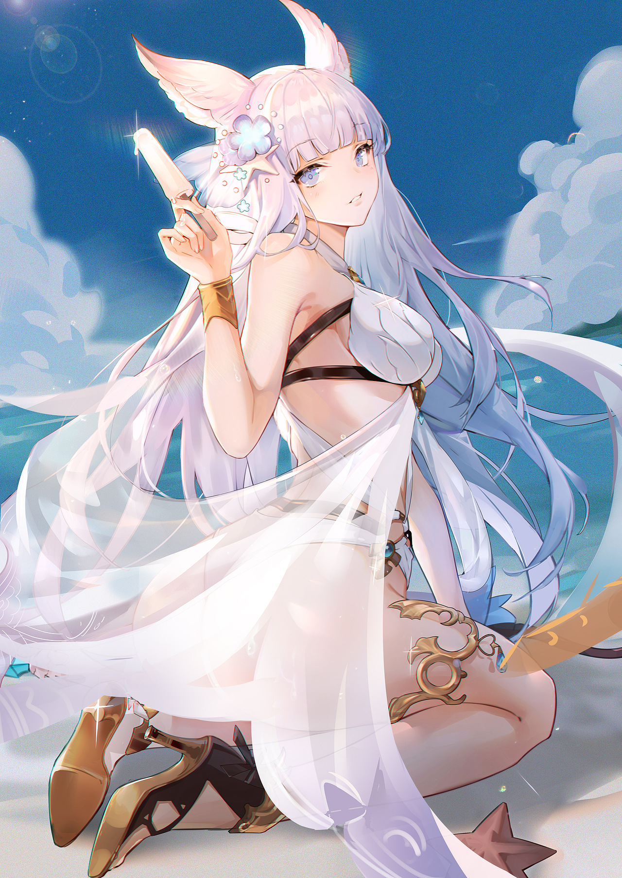 碧蓝幻想 泳装可瓦露（图ZMTk3NjUwMTI0） - 游戏原画 - 站酷设计师DMCshinra原创素材 - 站酷ZCOOL