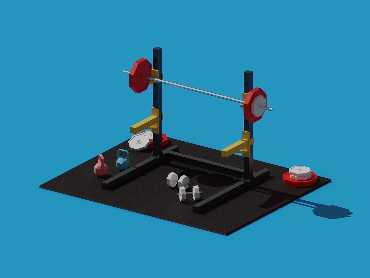 自己在家搭的健身房