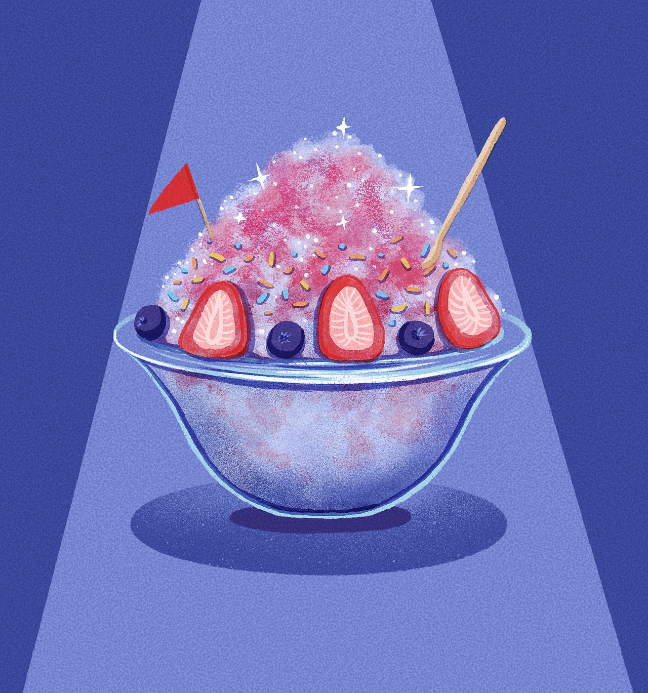 请你吃草莓刨冰91