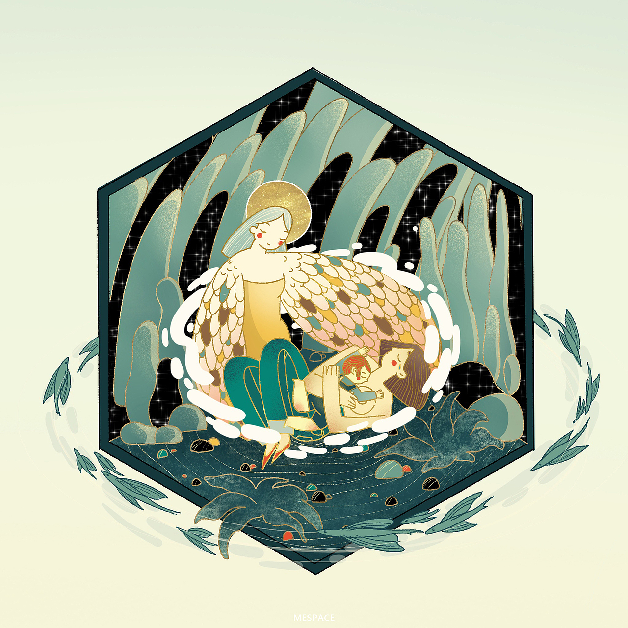 MESPACE空间插画（图ZMjEwNTY3MTQ0） - 艺术插画 - 站酷设计师MEspace天植原创素材 - 站酷ZCOOL