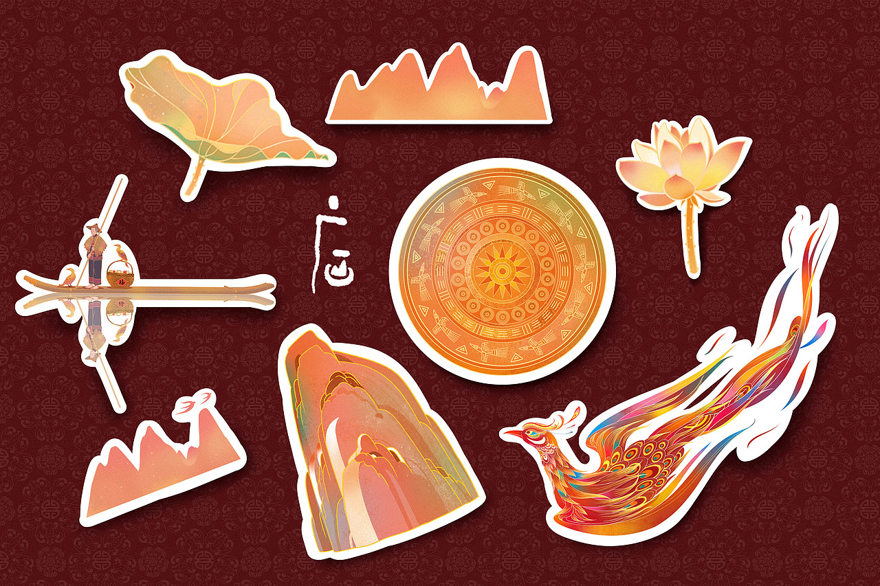 关于广西（图ZMjgwNTk3OTIw） - 商业插画 - 站酷设计师嘿阿然原创素材 - 站酷ZCOOL