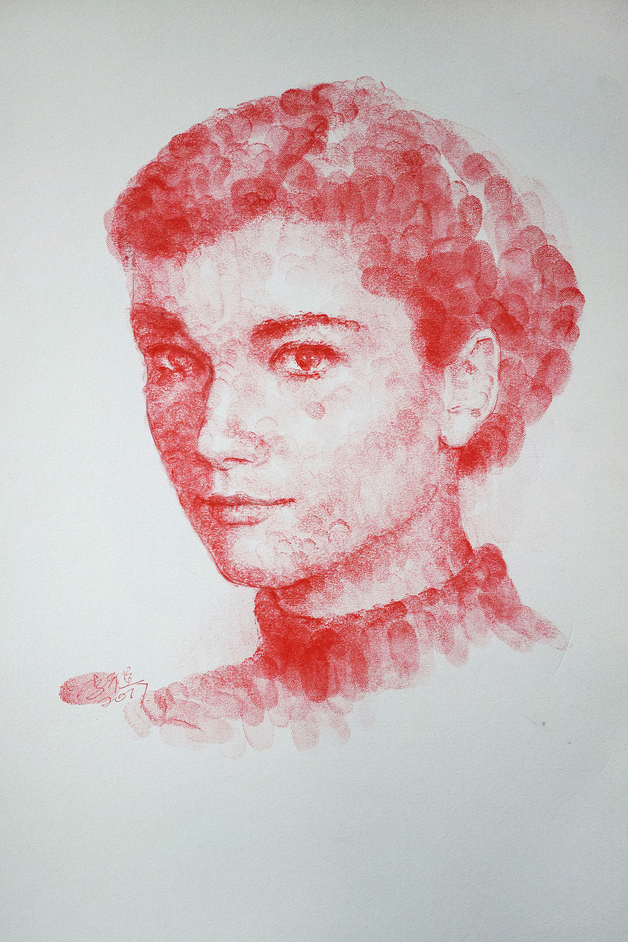 指纹画