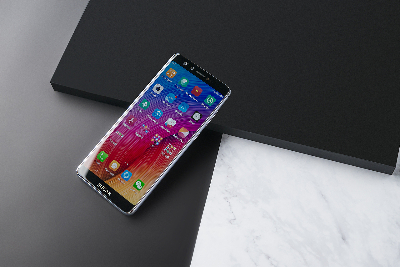 随手拍了个SUGAR手机灰色版