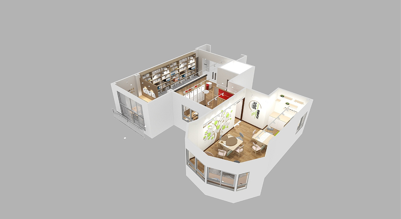 社区党建活动室 展厅