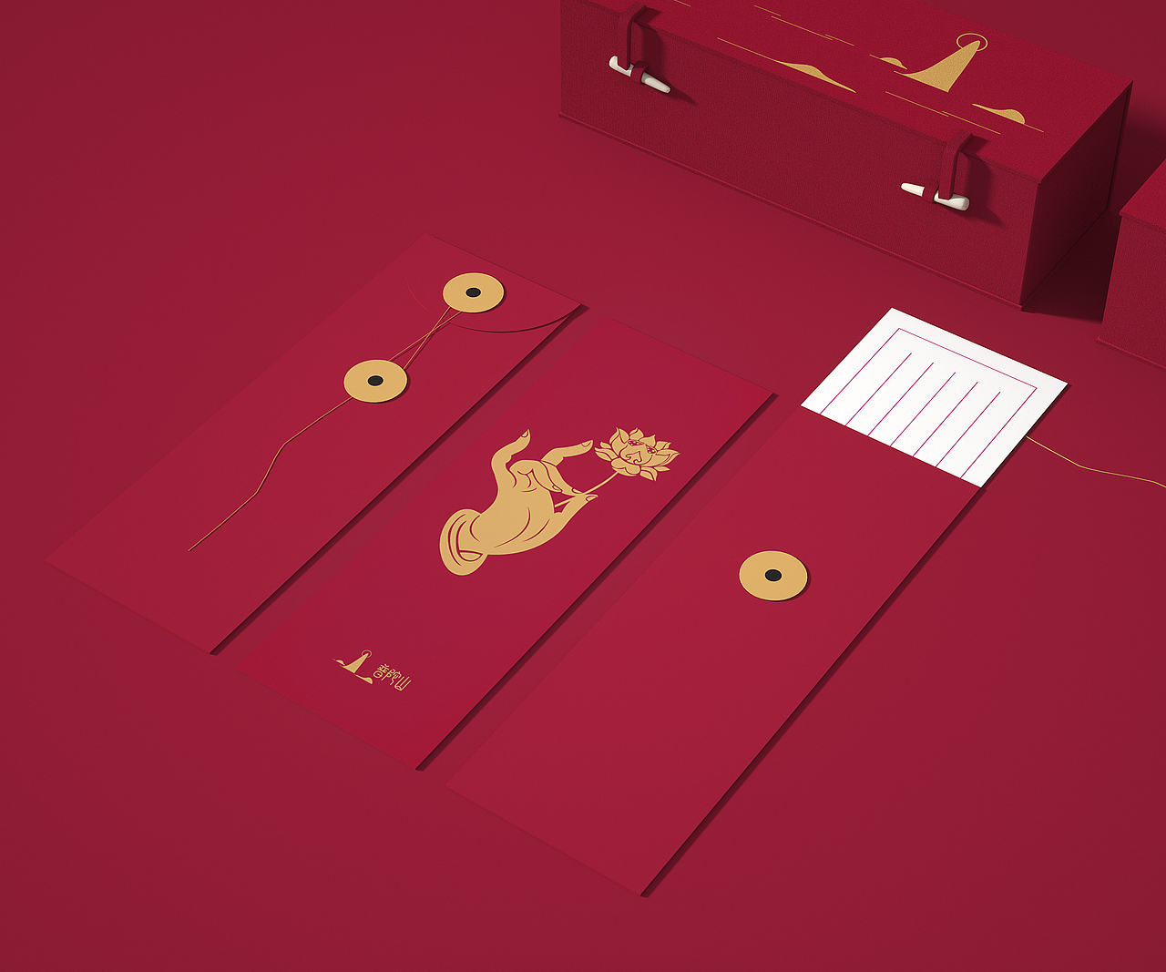 普陀山本命年礼盒概念稿（图ZMTgxMDY1Nzc2） - 生活用品 - 站酷设计师小迪啵啵原创素材 - 站酷ZCOOL