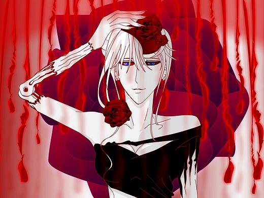 人物插画—暗黑系3（个人主页-ZMzgxODgxOTY=） - 创作习作 - 站酷设计师蓝枫若邪原创素材 - 站酷ZCOOL