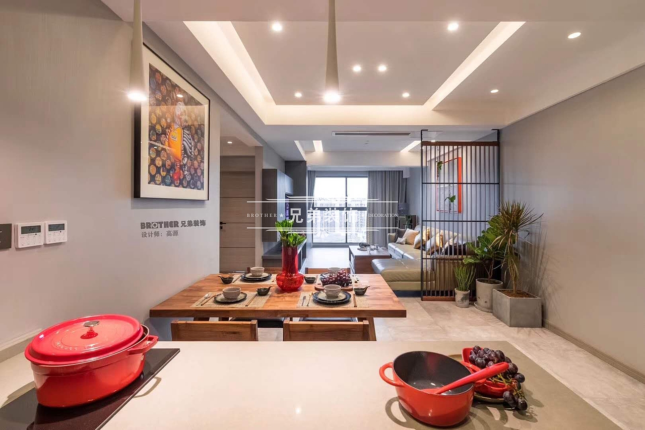 保利江上明珠装修｜江上明珠顶跃现代风格装修实景案例