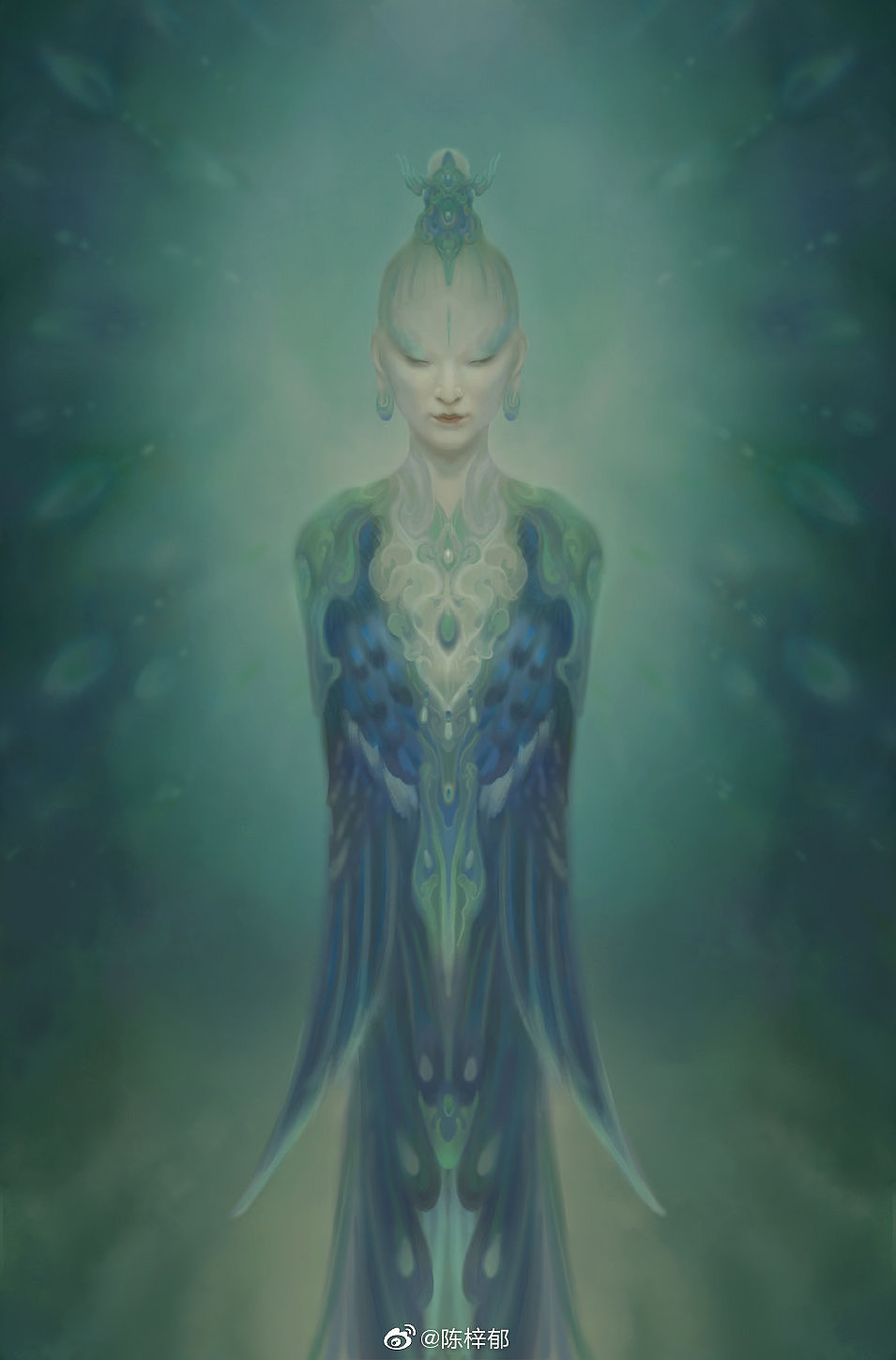 凤育九雏（图ZMTYxODk3NTEy） - 概念设定 - 站酷设计师czy0802原创素材 - 站酷ZCOOL