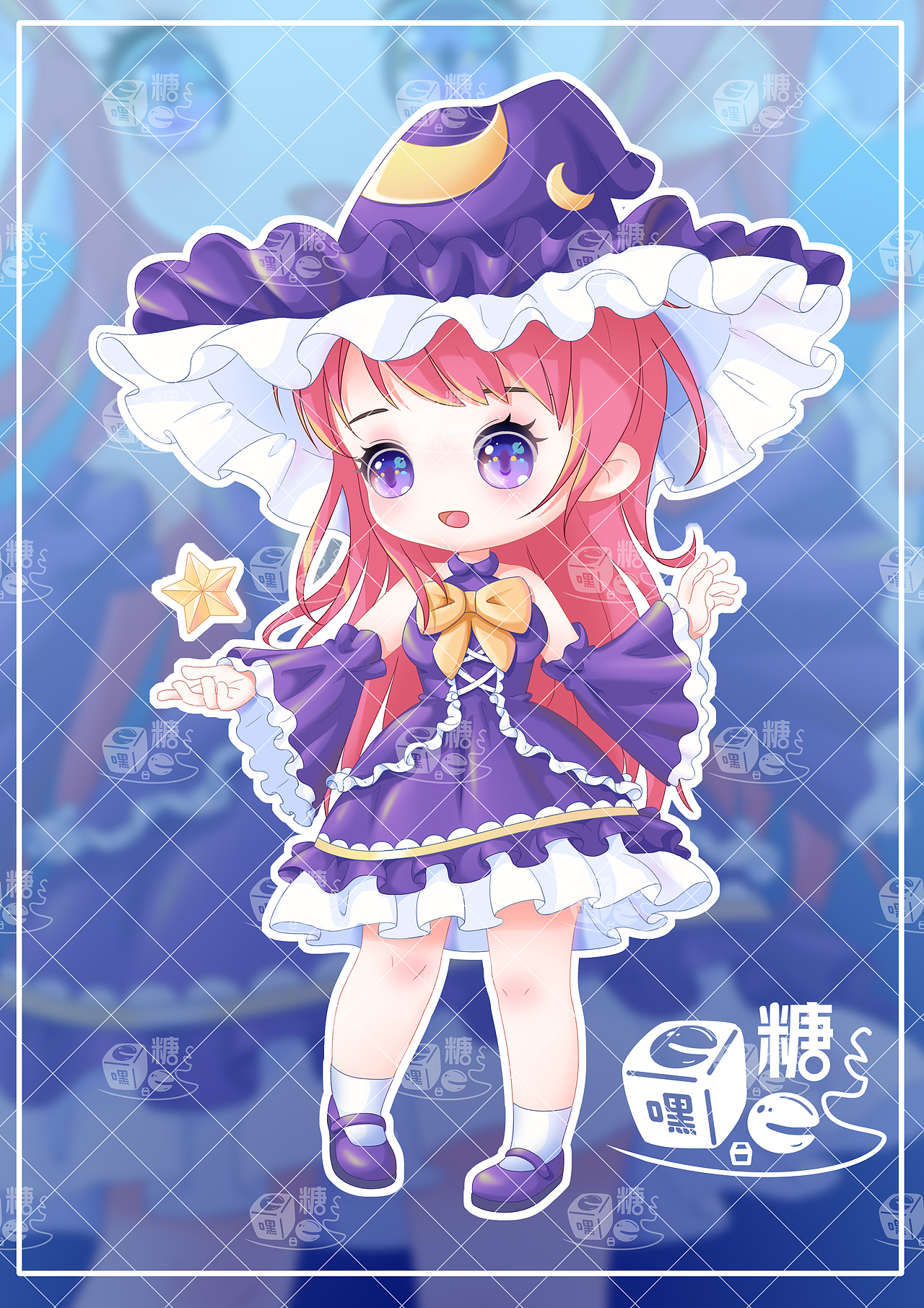 万圣节q版小女巫