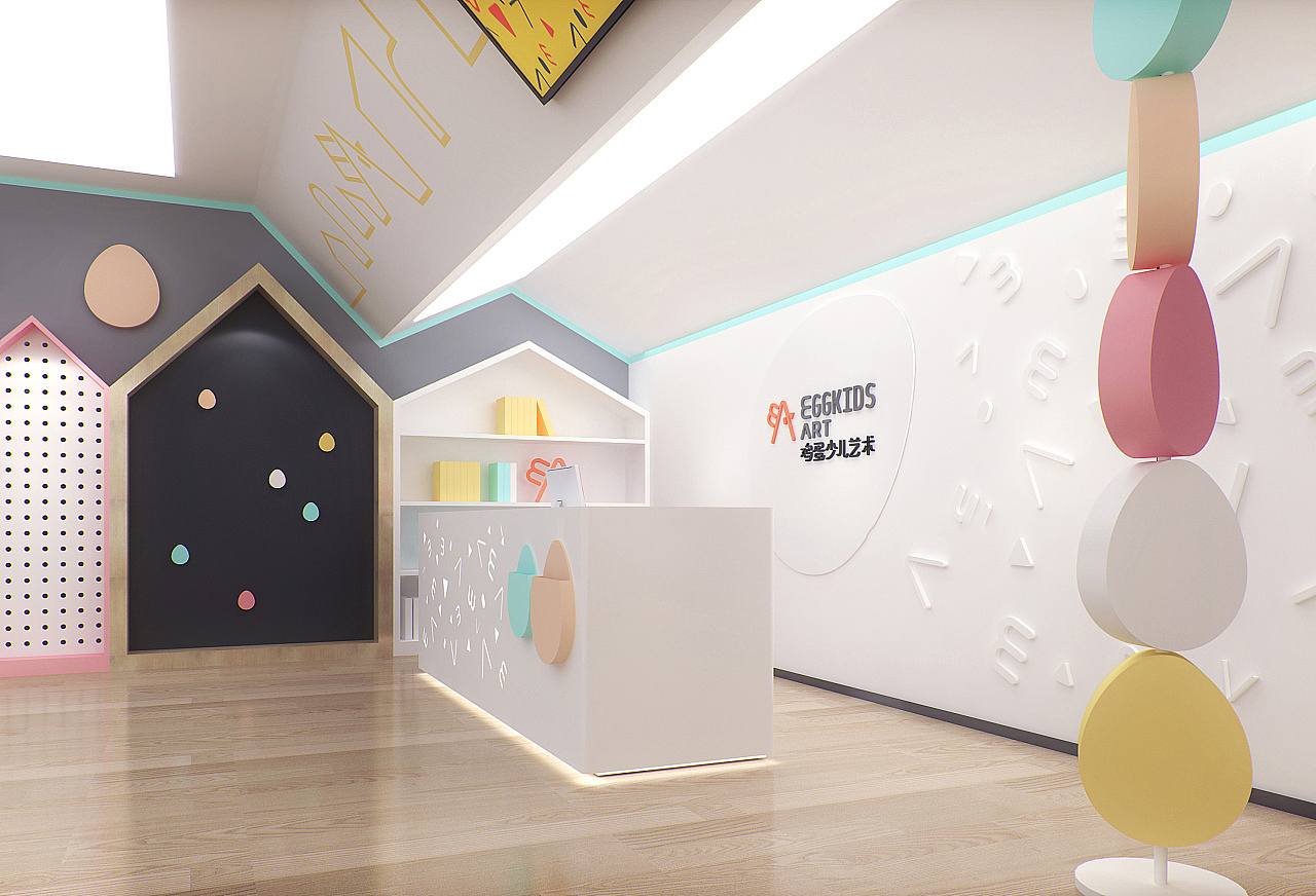 少儿艺术培训中心设计少儿绘画室设计少儿音乐室设计