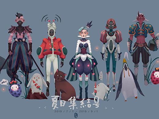 夏日集结号（个人主页-ZMzkxMDcyNDA=） - 创作习作 - 站酷设计师未雨萝萝原创素材 - 站酷ZCOOL