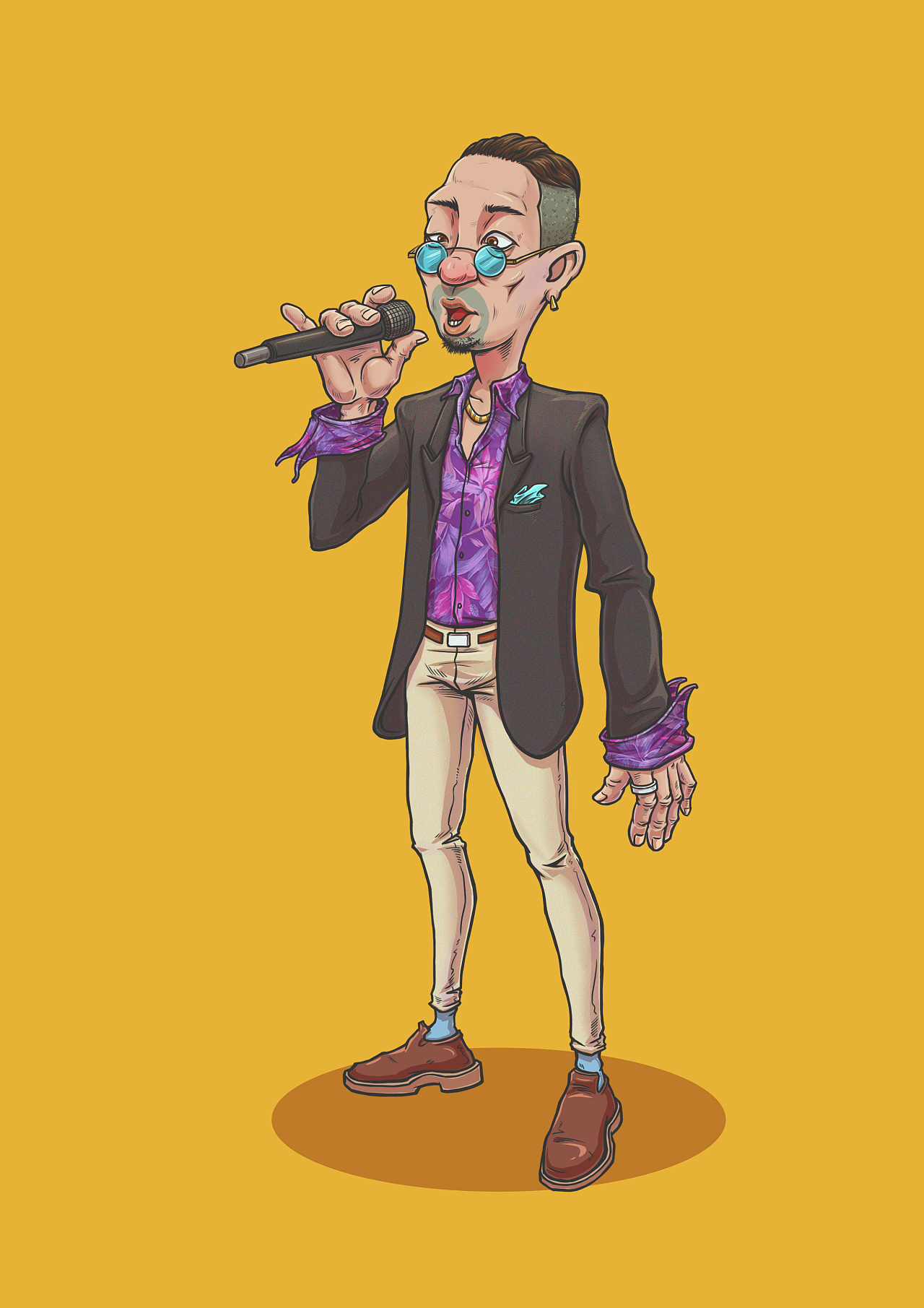 斗鸡眼话痨大叔