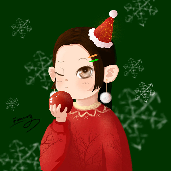 圣诞节,阿玥不爱吃苹果,可以看出,从第一张开始,画风差距还是蛮大的,发挥也不稳定。但日常的小插画,进步虽然慢,但是也算没有停下脚步。
<br><br>爱丽丝梦游仙境系列插画<br><br>下面是我的毕业设计插画作品了,第一次画系列插画,最开始完全无从下手,也完全没有底气,由于是第一次画这种插画,有些画面效果现在看来着实一言难尽,就不放上来了。(画风依旧粗糙)<br>
