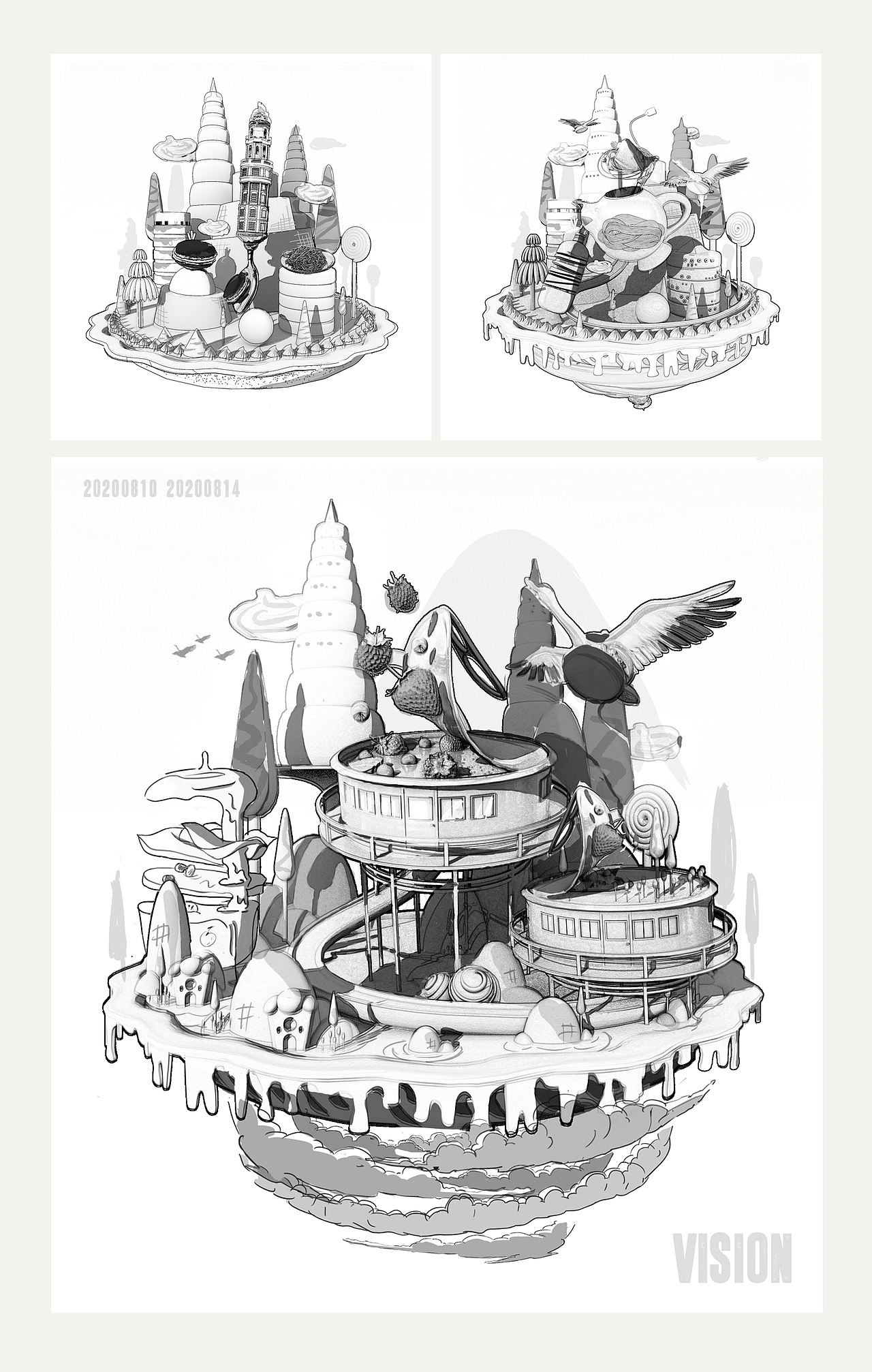 2020淘宝造物节 6+1子城概念设定（图ZMjIwMTg0NTA4） - 概念设定 - 站酷设计师杭州幻绮原创素材 - 站酷ZCOOL