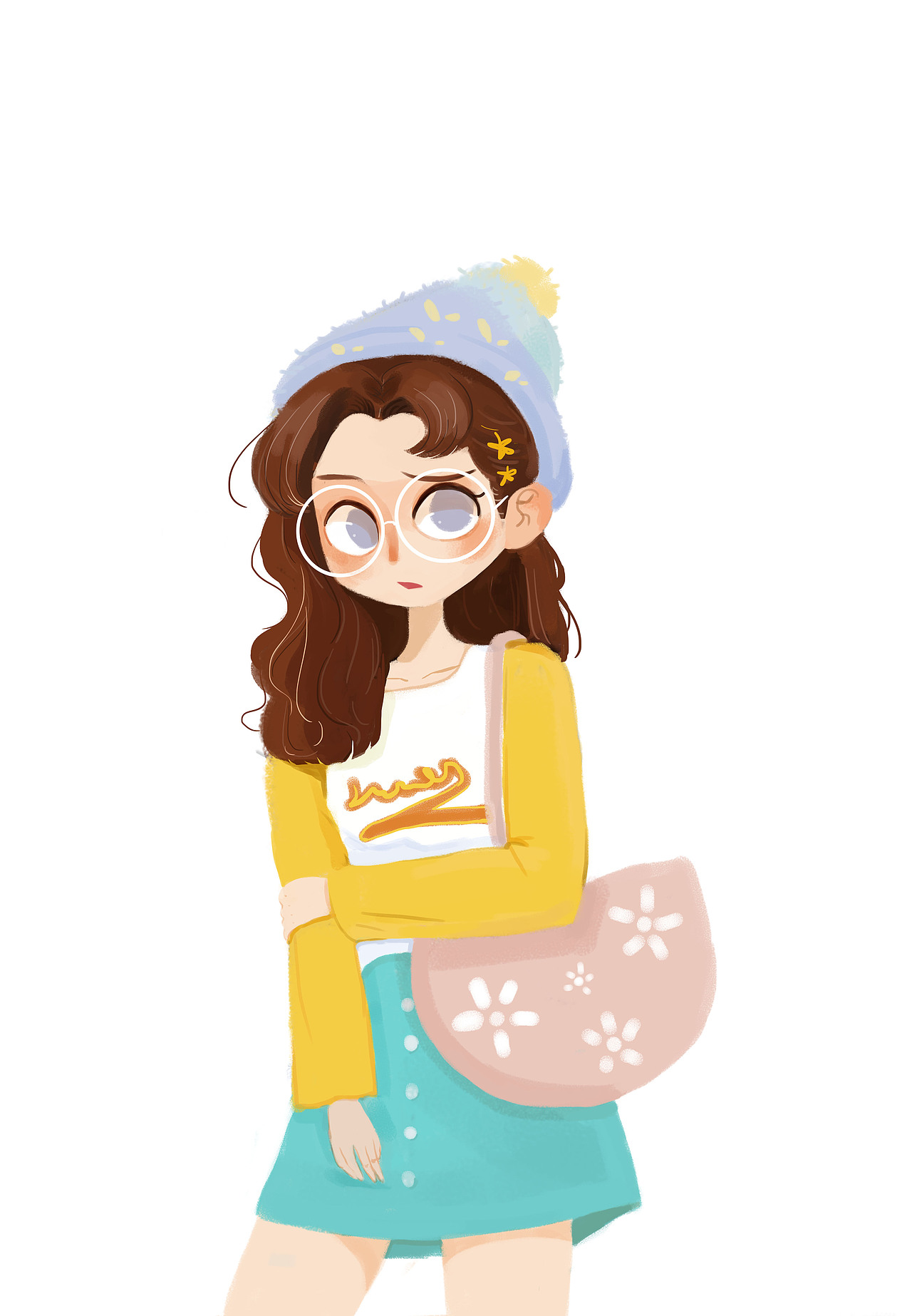 突然发现画的小女孩们大多数都不开心诶 没头脑和不高兴