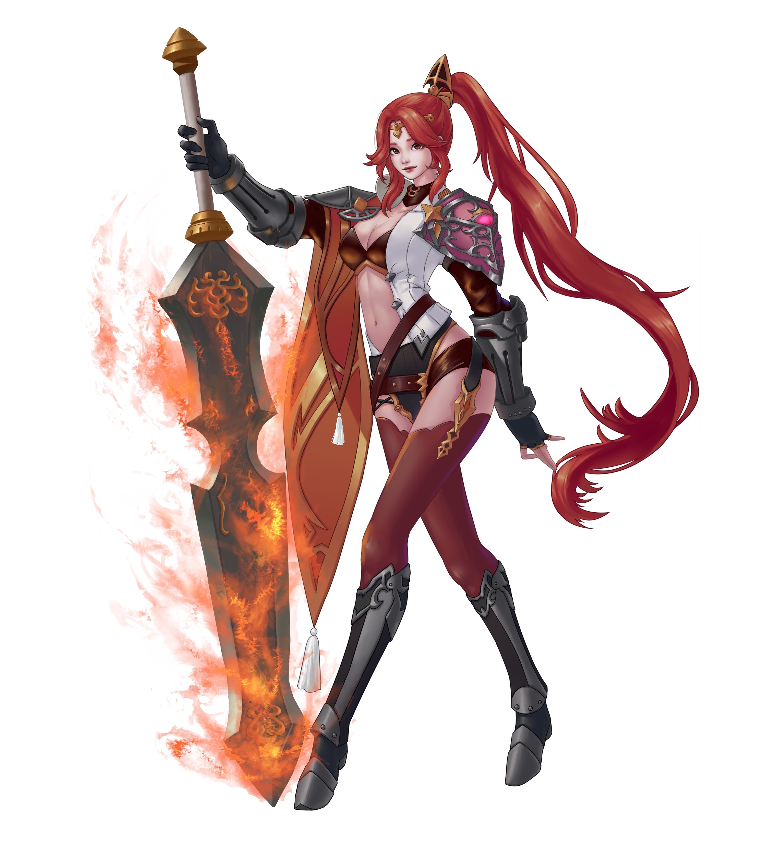 韩风角色设计|插画|游戏原画|小羽even - 原创作品 - 站酷 (zcool)