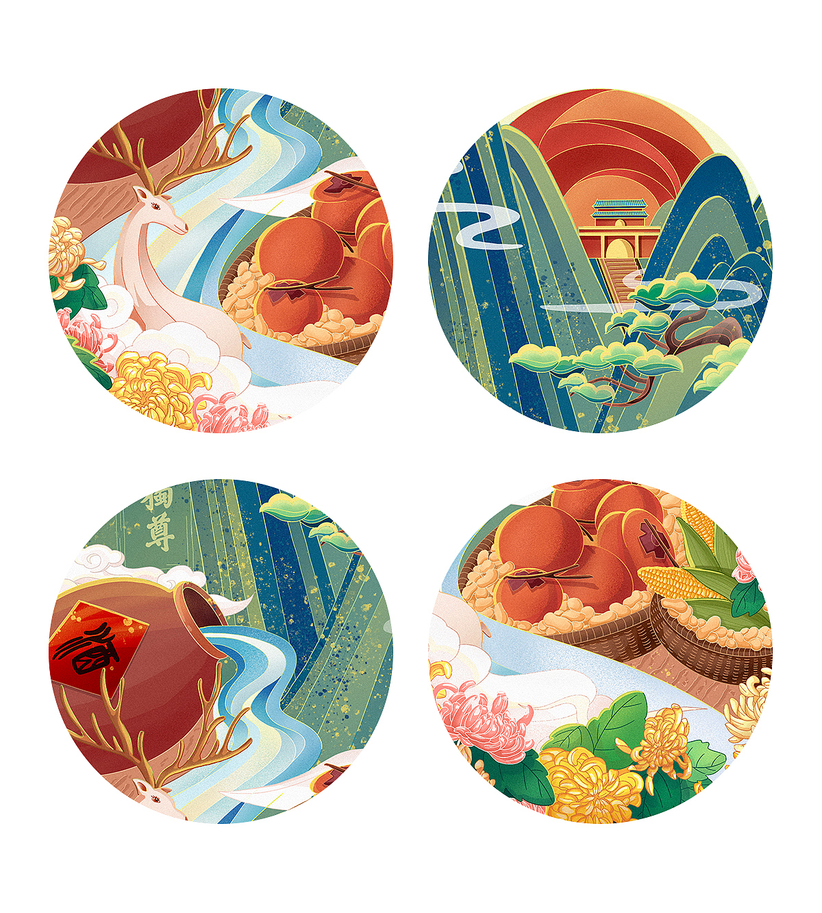 中国风国潮插画 二十四节气-霜降（图ZMjc0NzA2NjI4） - 商业插画 - 站酷设计师diaoshy原创素材 - 站酷ZCOOL