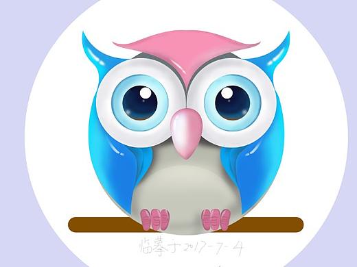 临摹《猫头鹰》