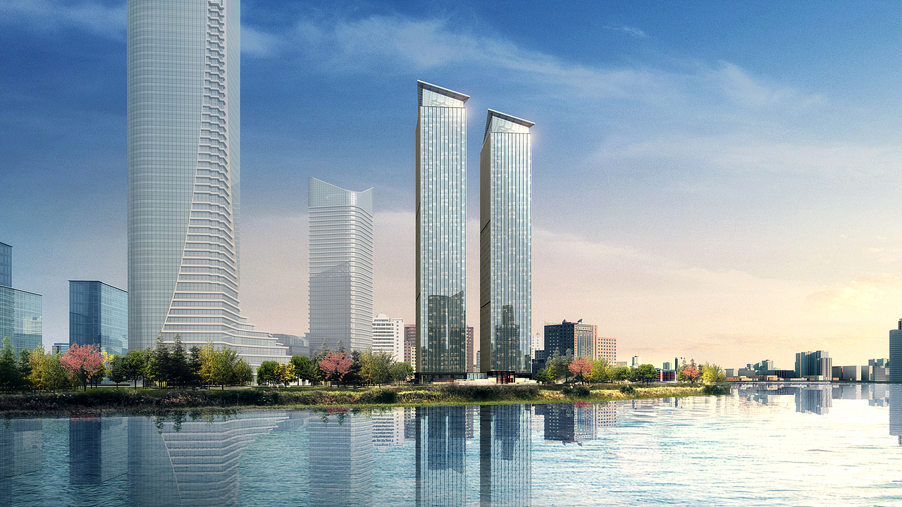 北京通州万科大楼照明设计（图ZMTgyOTg3MjA0） - 建筑/空间 - 站酷设计师循光御夜原创素材 - 站酷ZCOOL