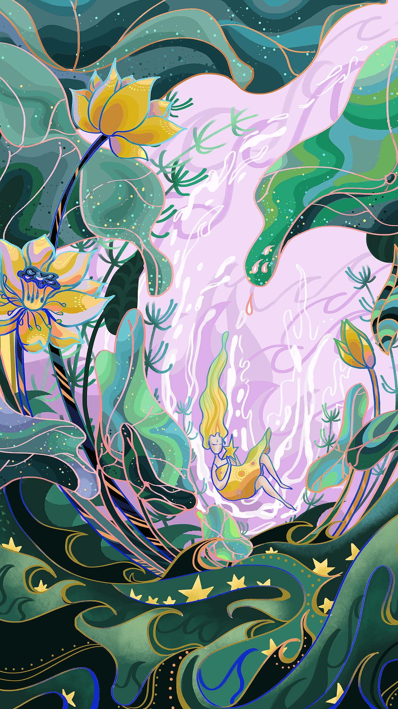 荷之意（图ZMjY0MzgzODAw） - 海报 - 站酷设计师释欣儿CYXIN原创素材 - 站酷ZCOOL