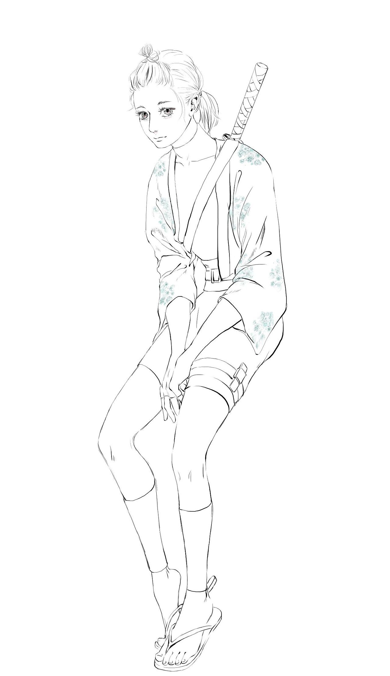 高中时代心中设定的一个漫画人物