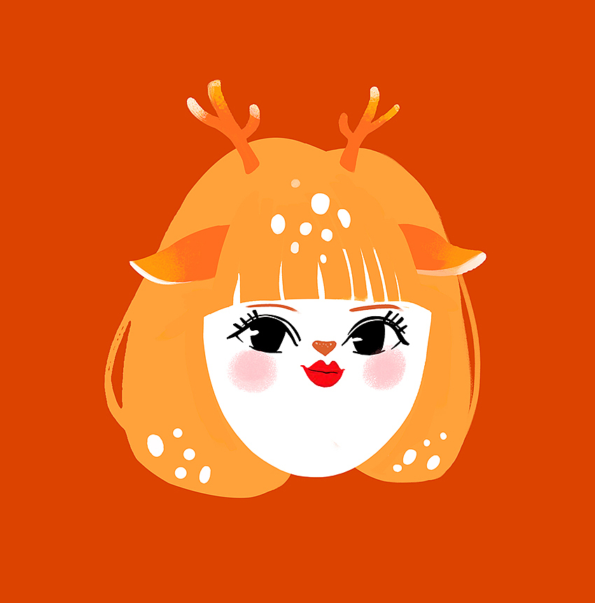 动物小头像|插画|创作习作|铁皮鸽子_原创作品-站酷zcool