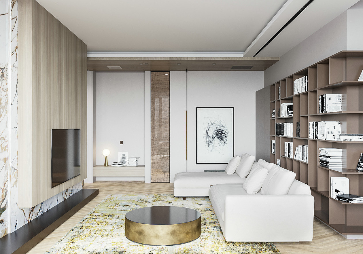 1992效果图现代风格客餐厅