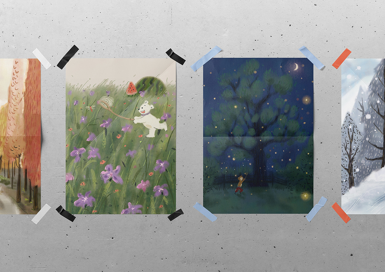 神农架系列插图（图ZMjY0MzE2ODY0） - 儿童插画 - 站酷设计师北只原创素材 - 站酷ZCOOL