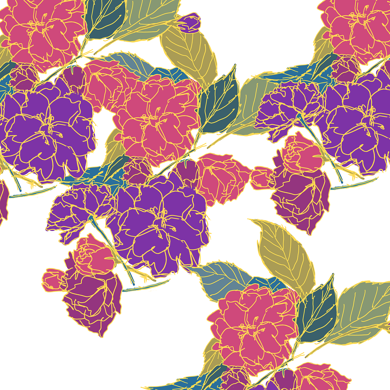 meyo图案设计樱花