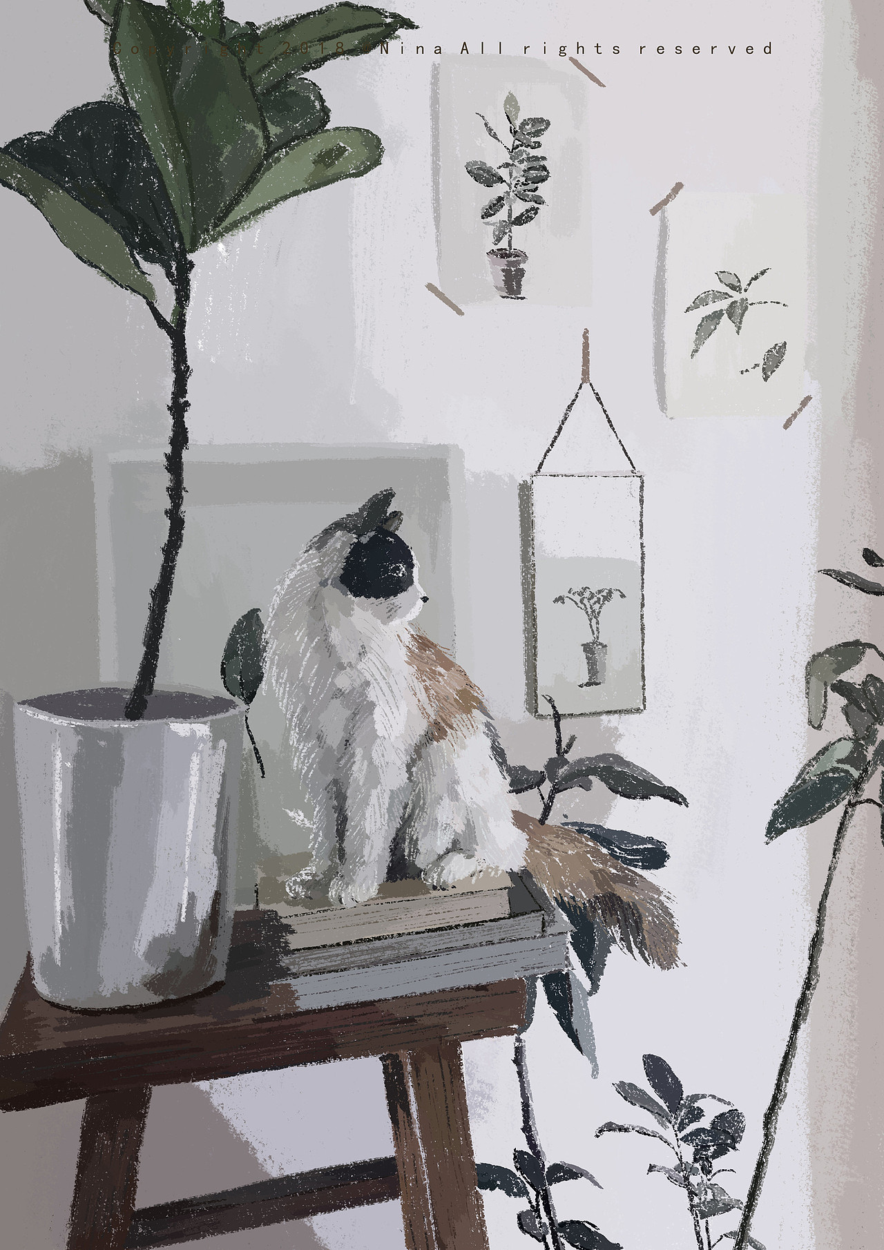 房間（圖ZMTMxOTM2OTky） - 藝術(shù)插畫 - 站酷設(shè)計師Joynii原創(chuàng)素材 - 站酷ZCOOL