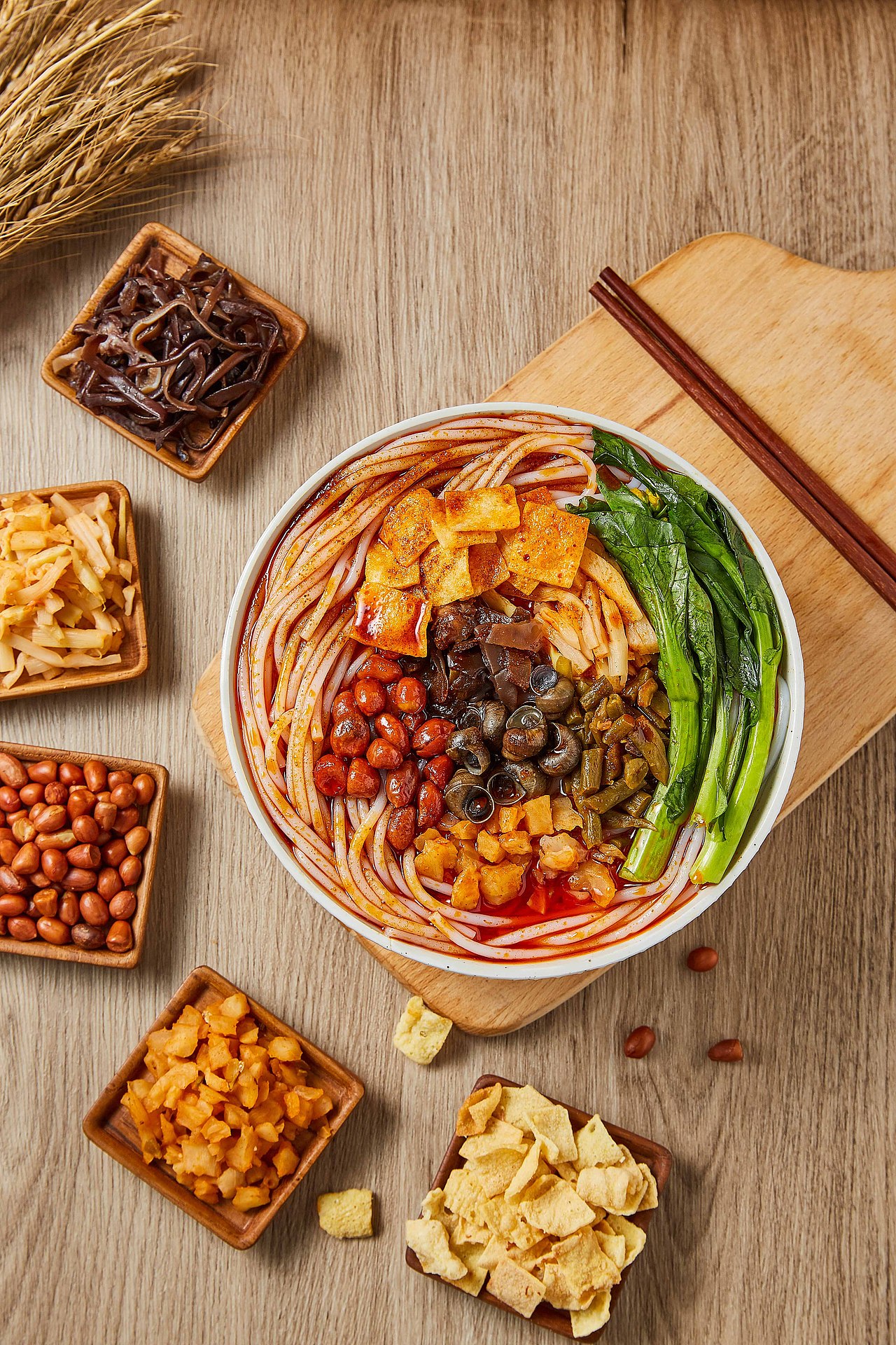 食品保健静物螺蛳粉简修案例