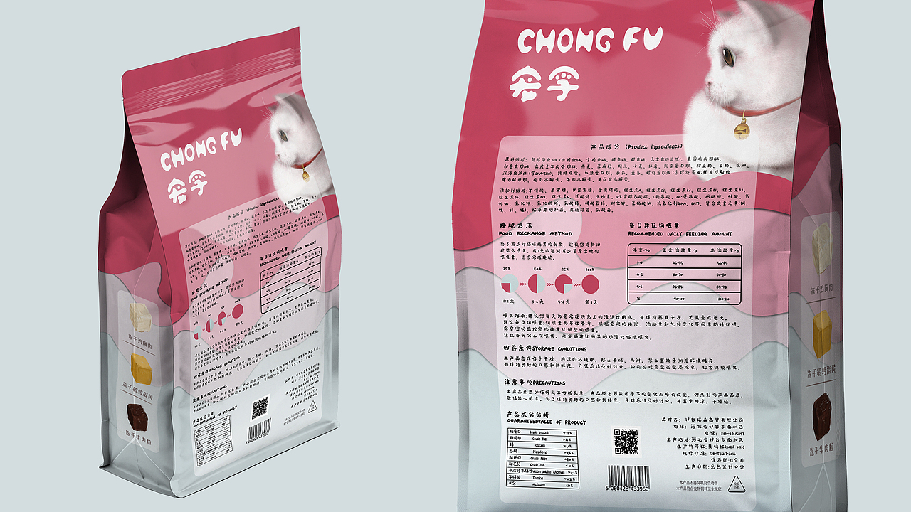 宠物食品包装设计（宠孚 — — 小可爱）（图ZMjcxNzA0NDg4） - 包装 - 站酷设计师路程ROAD原创素材 - 站酷ZCOOL
