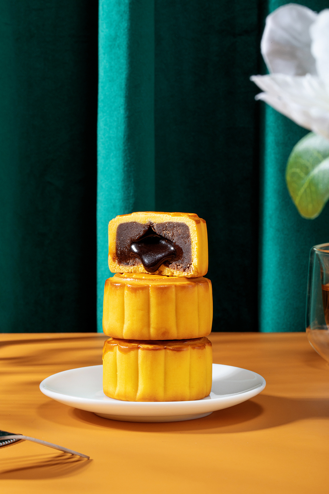 巧克力流心月饼 x 向左影像 | 商业摄影