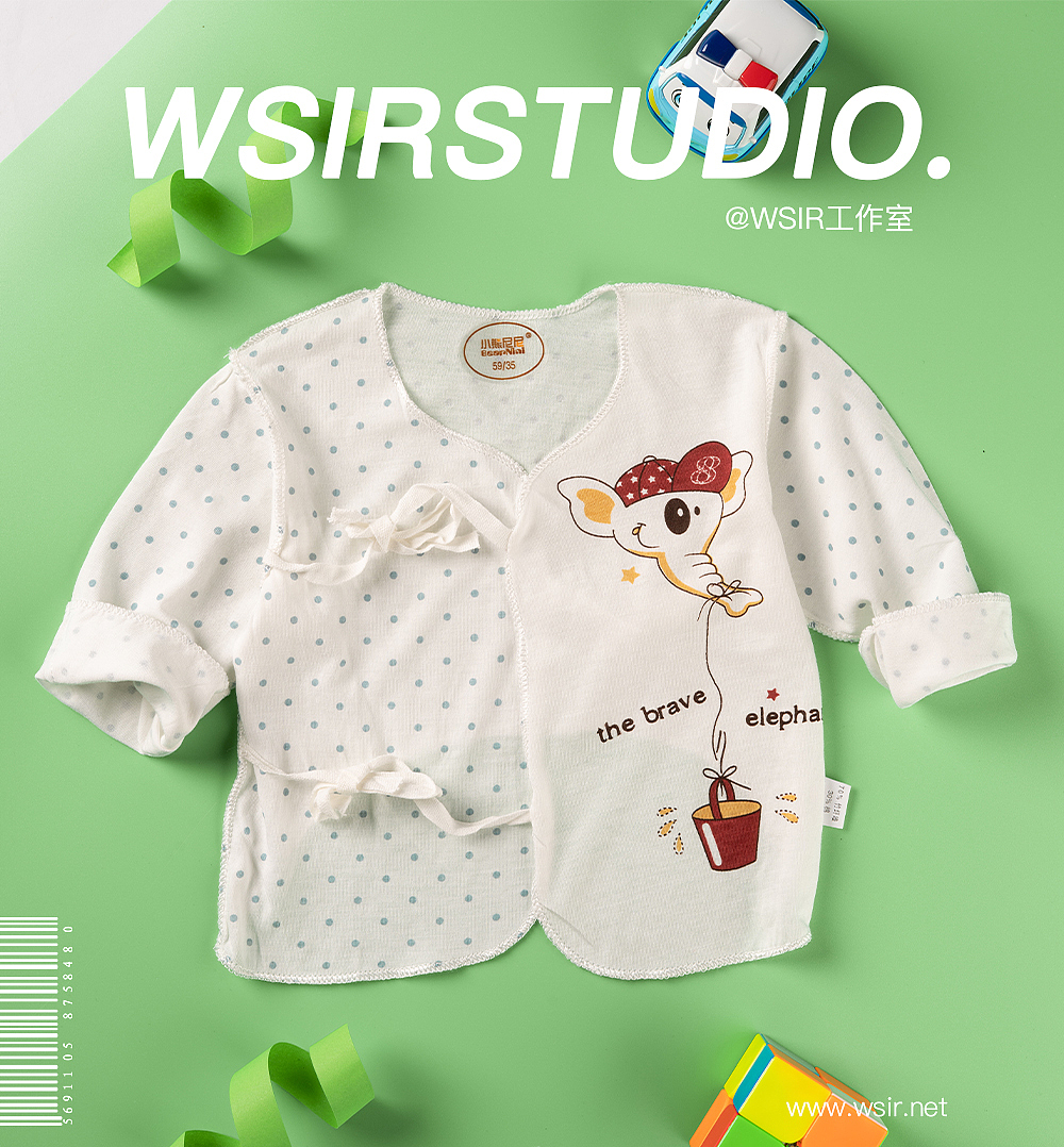 石家庄电商摄影-新生儿童装摄影